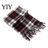 Commuting Winter Gear Classic British Plaid Scarf for Men Women, Soft Double-Sided Velvet Shawl, Skin-friendly Wrap Warm Thickened Neck Autumn