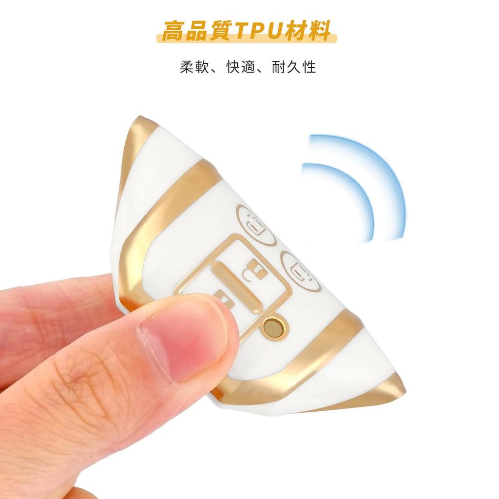 OFFCURVE Smart Key Case for Suzuki / Suzuki Key Cover, 4 Buttons, Shockproof, Scratch