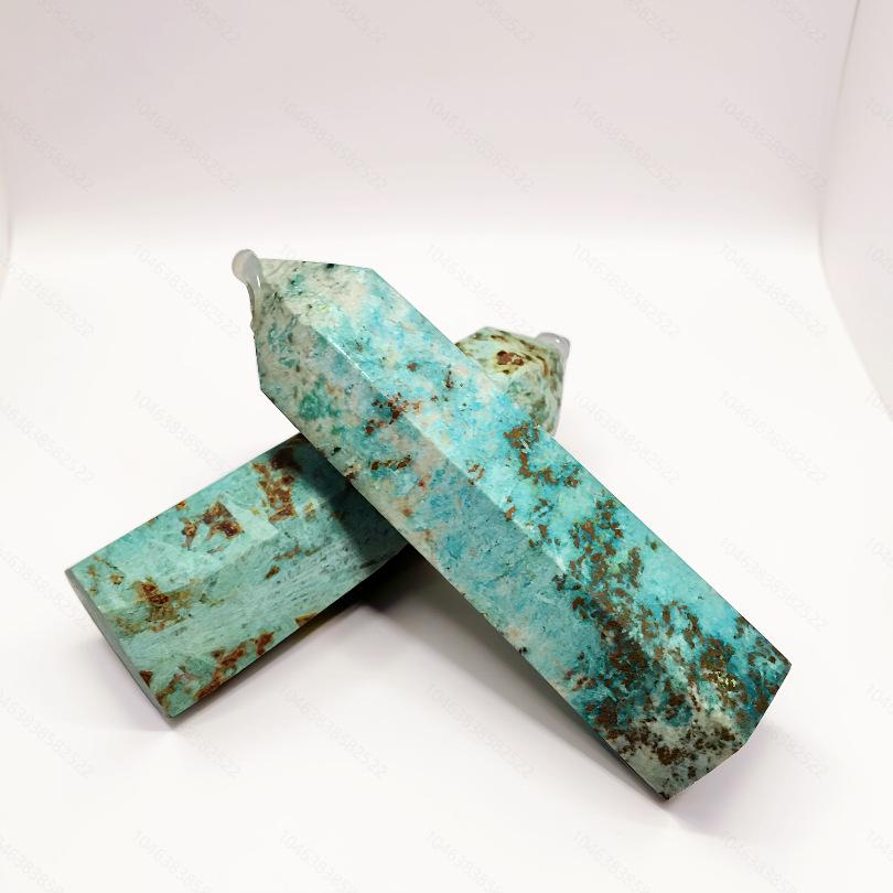 Popular Natural Crystal Hexagonal Pillar - American Pine Polished Stone for Home Decor & Energy Balancing
