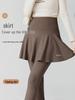 Spring & Autumn Women's Two-Piece-Style Yoga Skirt Pants - Sports Fitness Shark Pants with Integrated Hip Covering Base Layer