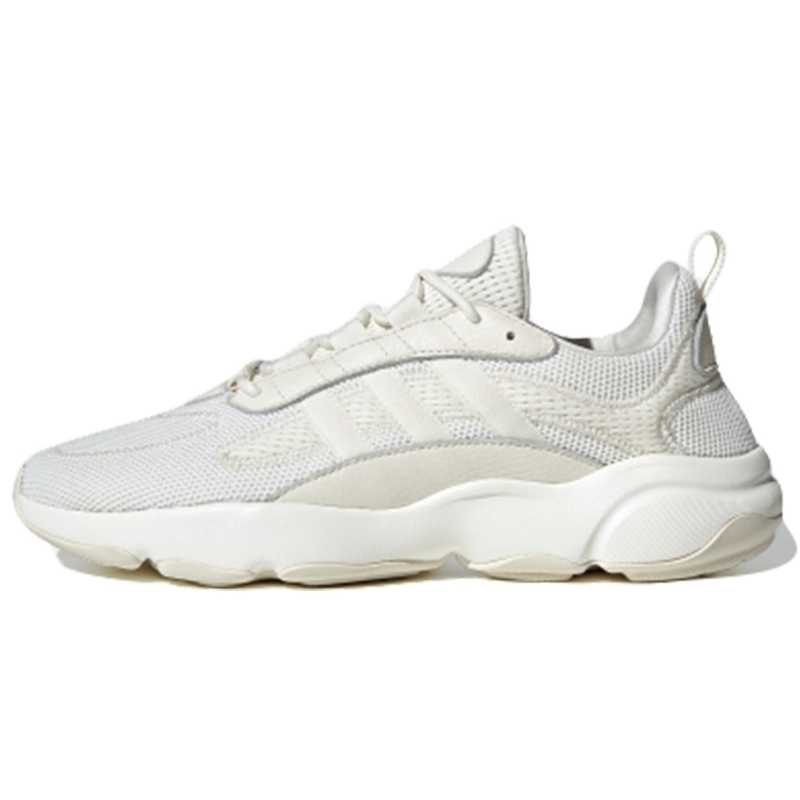 Adidas Originals Haiwee Mesh Fabric Trendy Sports Low-Top Lifestyle Casual Shoes Unisex Sneakers Han-Jade-White JS3084