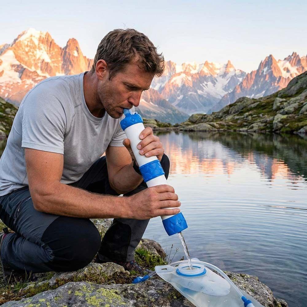 Purifier Purification Water Filter Straw Drinking Water Filtering Straw  Outdoor