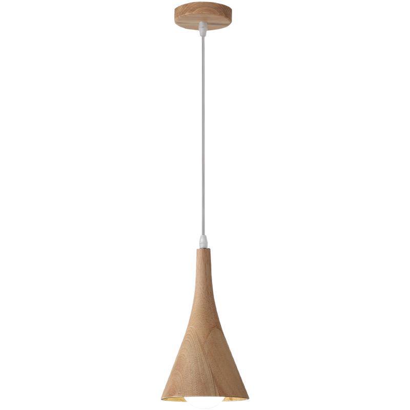 Solid Wood Nordic Japanese Chandelier for Cafe, Bar, Counter, and Homestay