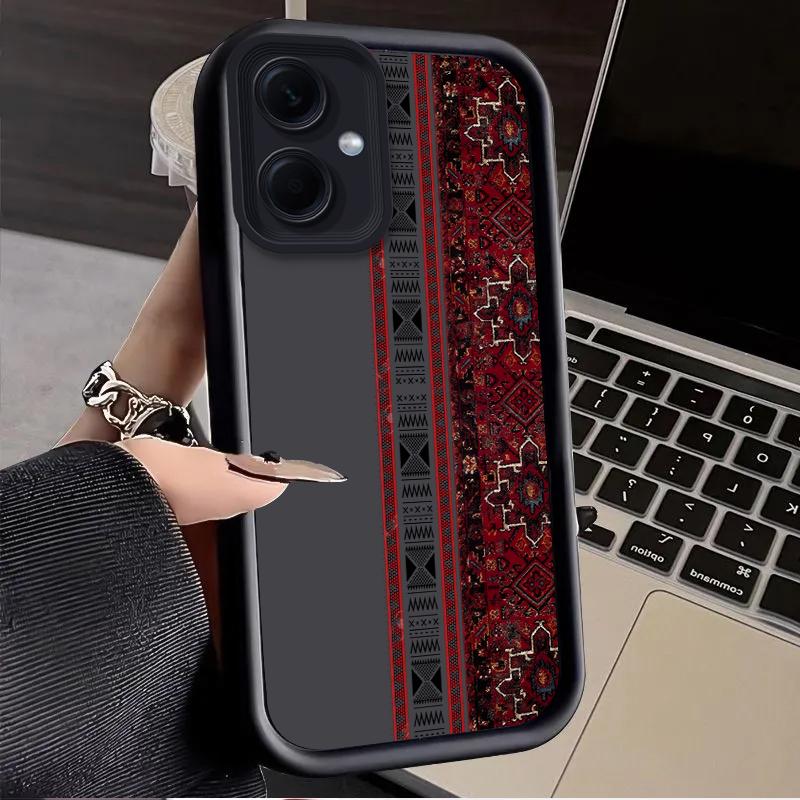 Boho Chic Tribal Stripe Case for Xiaomi Redmi Note 14 13 5G 12 Turbo 11S 4G 11 10 Pro Plus 9 14C 13C 12C 9C A2 A1 Cover Funda