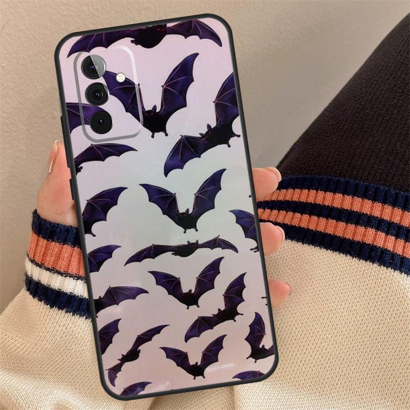 Vampire Bats Full Moon Halloween Case For Samsung Galaxy A54 A34 A14 A56 A36 A16 A06 A13 A53 A12 A22 A32 A52 A35 A17 A15 A55