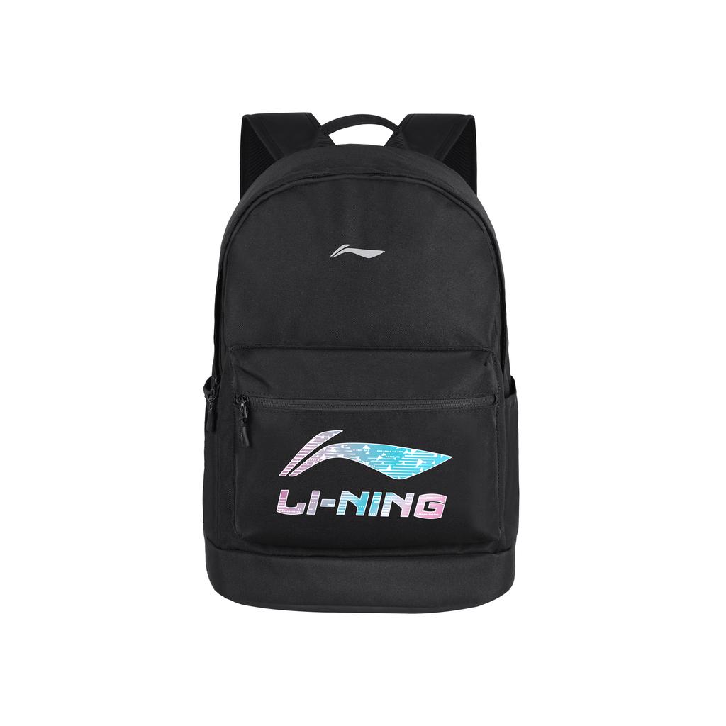 Li Ning Polyester Backpack Regular Unisex Black ABSV485-1A44