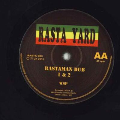 10-Zoll-Schallplatte SINGER BLUE - True Born Rastaman; True Born Dub / RASTA003 Rasta Yard 2018 UK Reggae, Ska & Dub