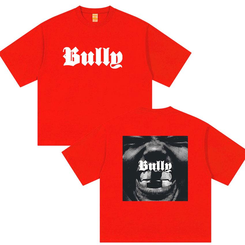 New Album Bully Kanye West Graphic Tshirt UNISEXs Rap Gothic Fashion Oversized Cotton Tshirts Retro Hiphop Clothing Tops