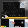 100% Blocking Curtain Self-adhesive Privacy Protection Opaque Window Sticker DIY Thermal Insulated Black Window Covering NEW