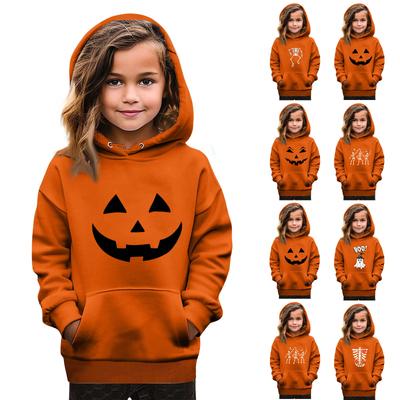 Sweatshirts For Teen Girls Hoodies Long Sleeve Drawstring Pullover Cute Oversized Hoodie Halloween Day