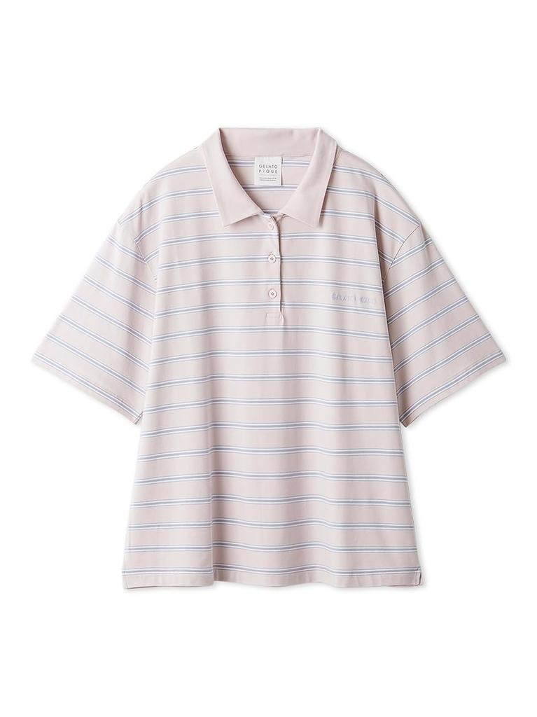 Gelato Pique Polo Shirt PWCT252316PNKF Multi-Border