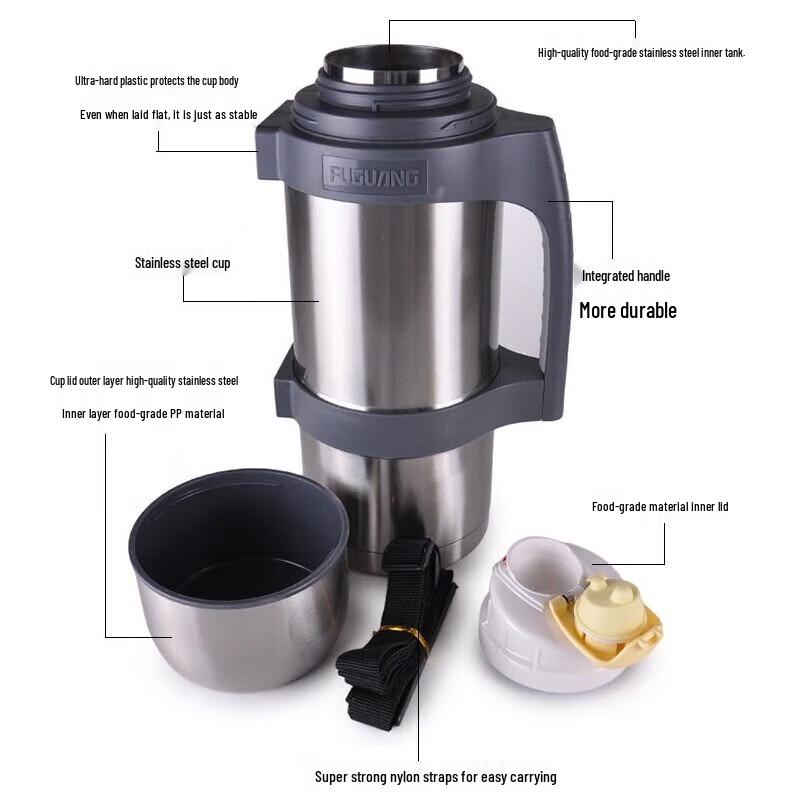 FUGUANG 304 Stainless Steel Car Travel Mug