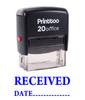 Printtoo RECEIVED WITH DATE Self Inking Rubber Stamp Office Stationary Custom