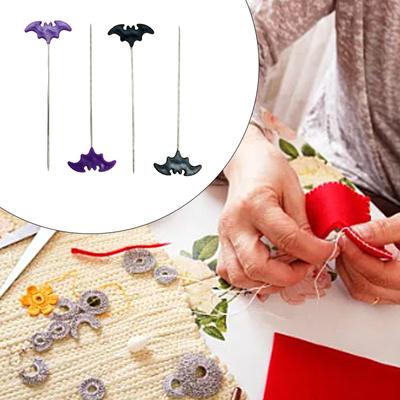 50/100 stücke Fledermaus Schneiderei Pins Nähen Stickerei Patchwork Werkzeuge Positionierung Nadel Feste Taste Pins DIY