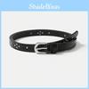 Color Solid Simple Rivet Decoration Women Casual Slim Waist Belt For Daily Use