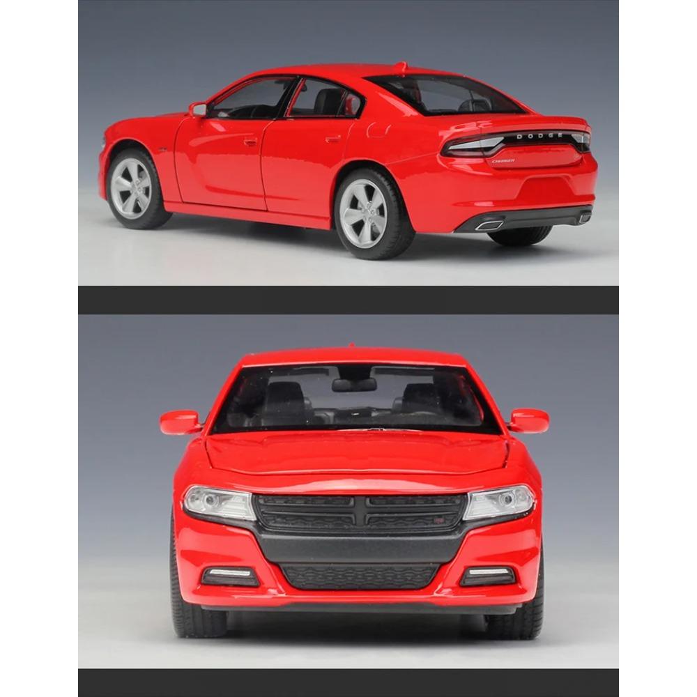 Welly 1/24 2016 DODGE Charger R/T Alloy Sports Car Model Diecast Metal Track Racing Vehicles Car Model High Simulation Kids Gift