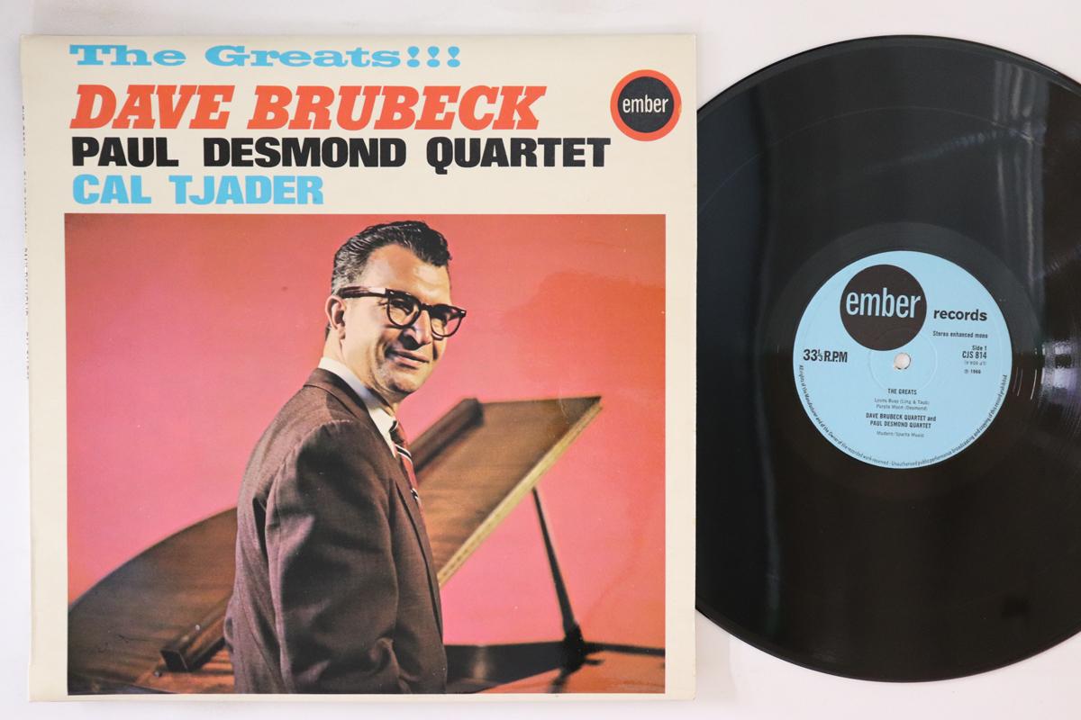 

LP Record DAVE BRUBECK PAUL DESMOND CAL TJA Greats CJS814 EMBER 1966 UK Jazz Used