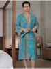 Bavlněný dvouvrstvý župan, tenké noční prádlo, domácí oblečení, dámský spací župan, rychleschnoucí, vodu absorbující yukata