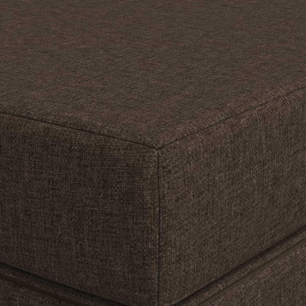 Folding Sofa Bed 80 x 67 x 45 cm Taupe