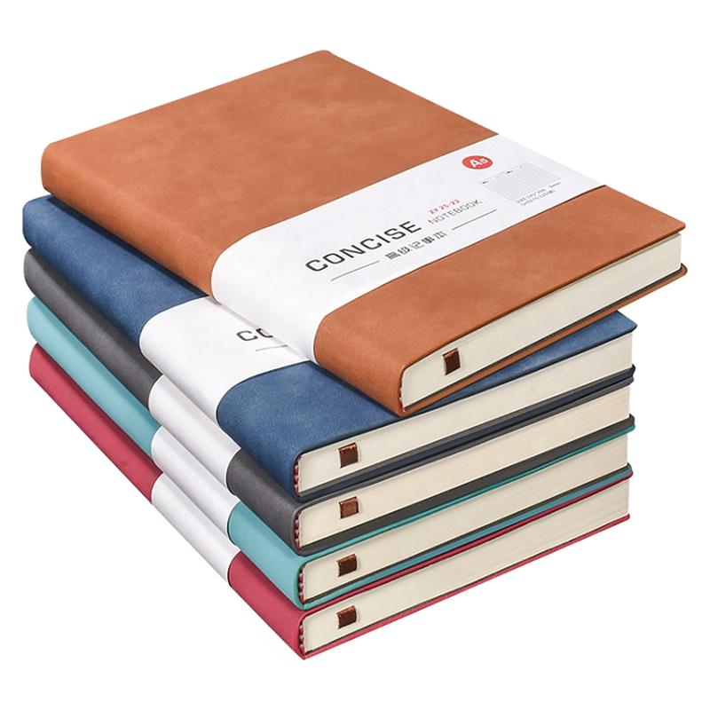 High Quality A5 Planners Notebook Customizable PU Leather Journals Logo Custom Inner Pages Lined Pages Travel Journal Hardcover (Red,A4/A5/A6)