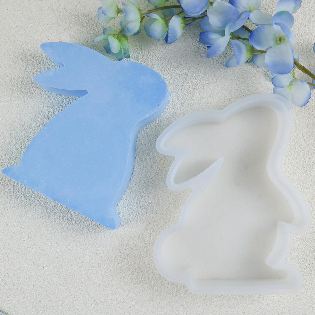 DIY Drip Mold Easter Three-dimensional Cute Rabbit Silicone Mold Soap Mold Rabbit Aromatherapy Candle Mold