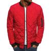 Men’s Short Quilted Stand Collar Cotton Jacket