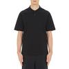 Y-3 Solid Cotton Polo Shirt Men Tops Black FN3355