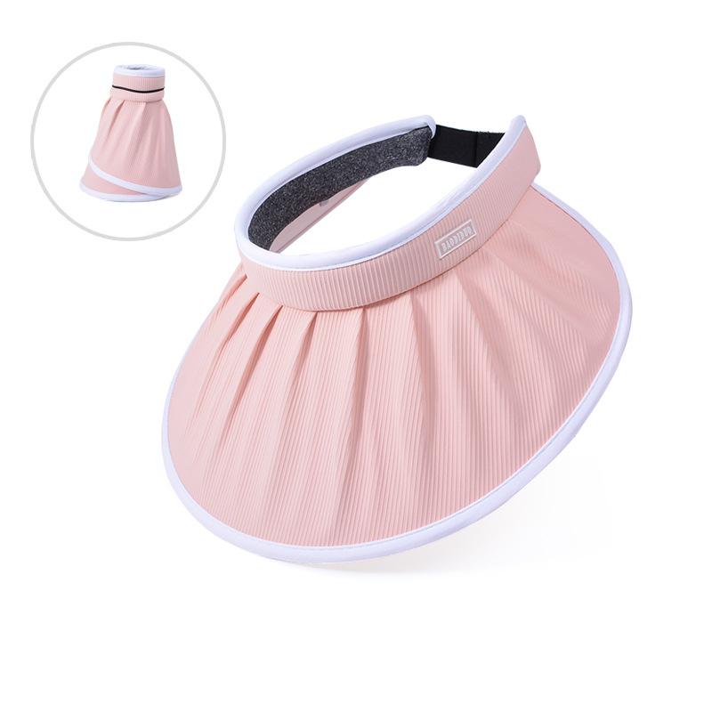 8492 Summer Shade Shell Hat Versatile Sunscreen Hat Outdoor Travel Big Brim Color Changing Empty Top Hat Children