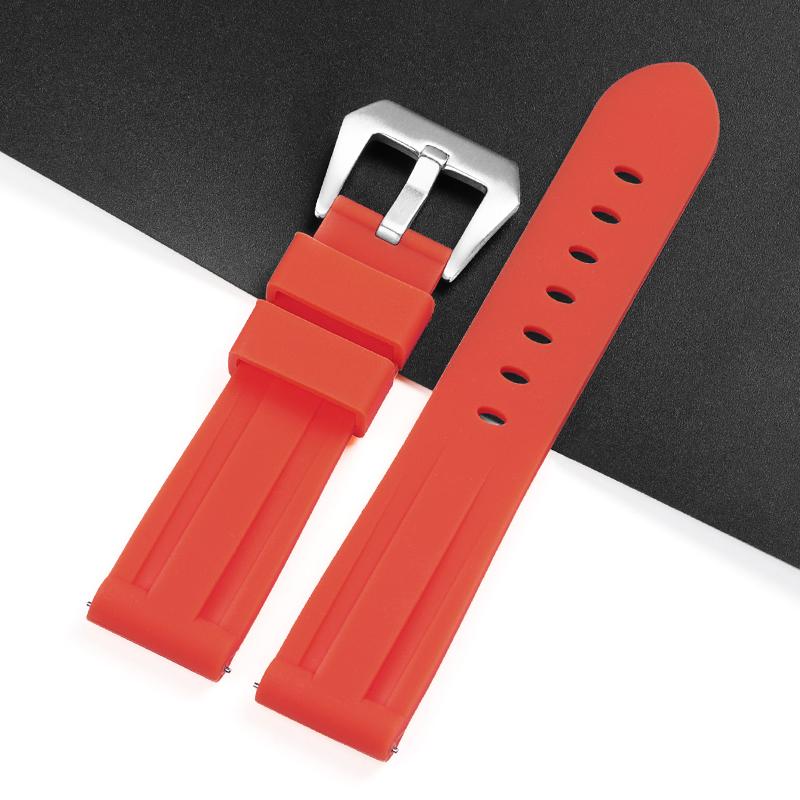 Rubber Bracelet for Panerai 20mm 22mm 24mm 26mm Universal Silicone WatchBand Strap for Omega for Casio Sport Men Women Wristband