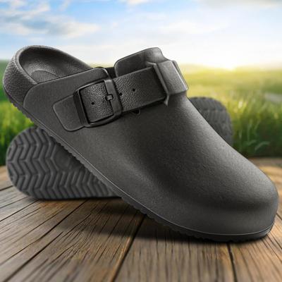Fashion KIDMI Men Clogs Slippers Men's and Women's Slip-Resistant Work Shoes Outdoor Waterproof Nonslip Kitchen Shoes Clean Chef Shoes