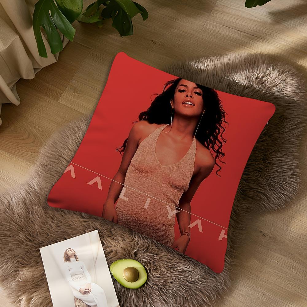American Singer Aaaliyah Pillow Case Living Room Accent Couch Back Support Square Lounge Restful Nap Companion ?