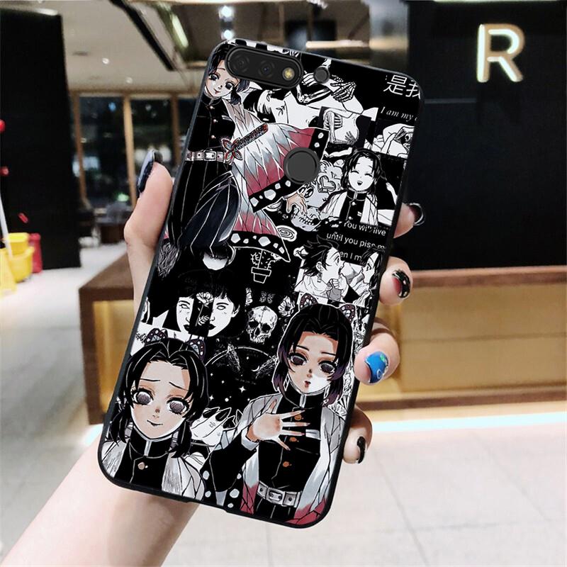 

Аниме Чехол для телефона Kimetsu No Yaiba Demon Slayer для Huawei Honor 50 30 Pro 10X Lite 20 7A 7C 8X 9X Pro 9A 8A 8S 9S 10i 20S 20lite Honor 30ProPlus