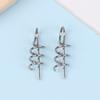 100Pcs Stainless Steel Spring Lock Pin Fishing Screw Crank Hook Spring Twist Lock Fishing Hook Connector For Soft Lure Tackle