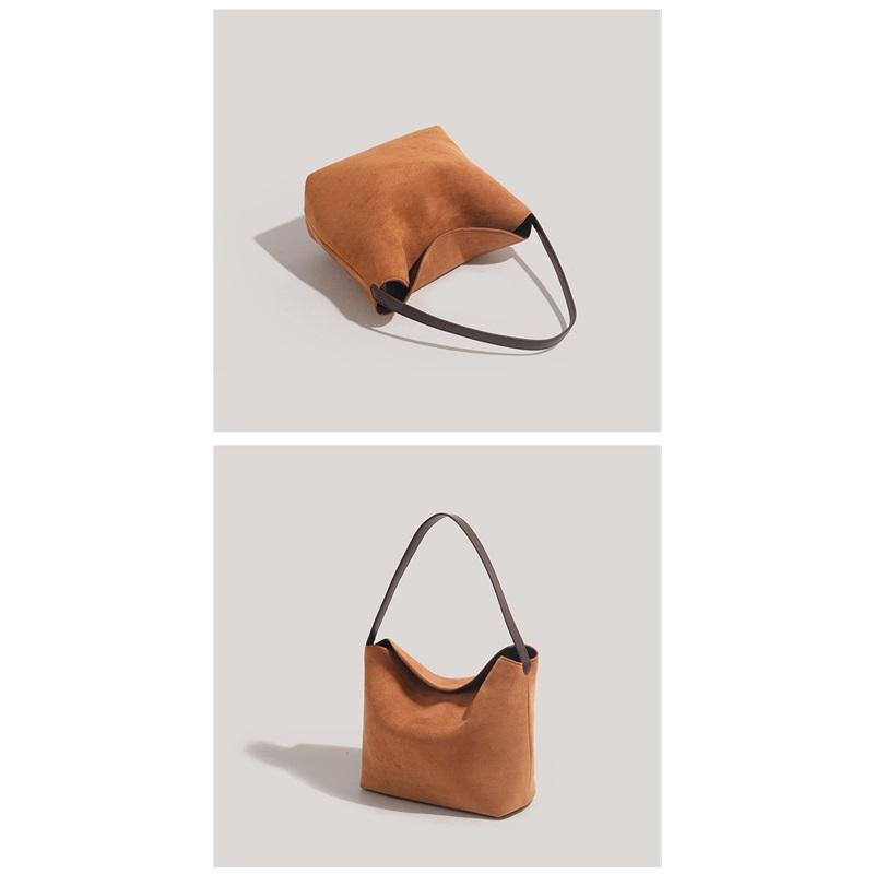 Retro Suede Handbags, Fashion Handbags, All-match One-shoulder Armpits