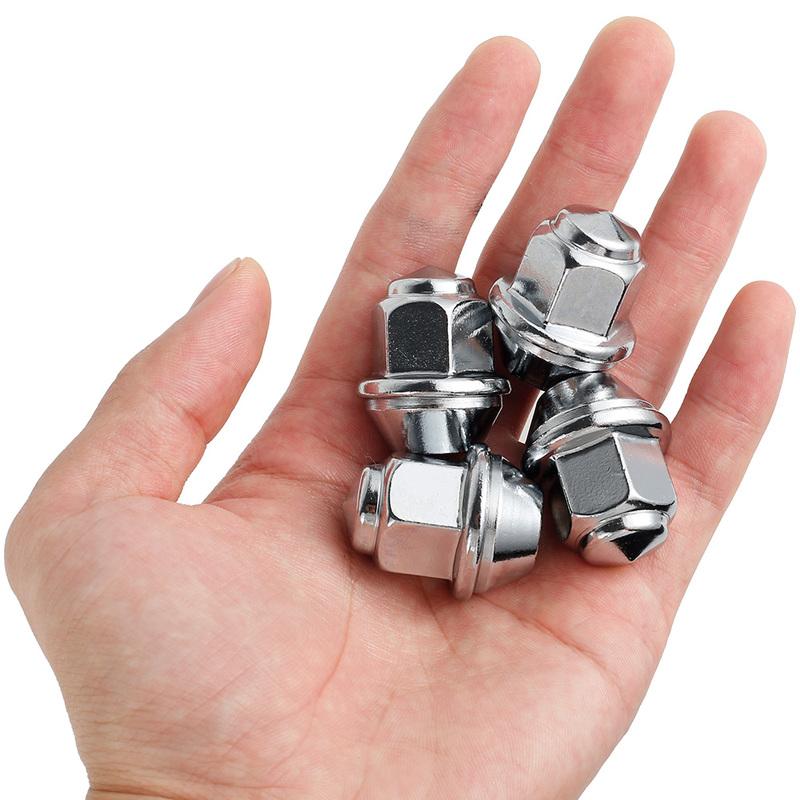 4pcs/20Pcs Wheel Nuts Bolts M12 x 1.5 For Ford FIESTA Cougar for Focus KA For MONDEO For C-MAX 1988-2014 Alloy Nuts Accessories