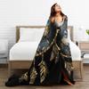 Wolf Dream Catcher Throw Blanket Soft Cozy Plush Warm Fleece Blanket For Sofa Couch Bed 80"X60"