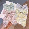 Dongdaemun Floral Chiffon Bow Hairpin Tassel for Women