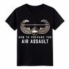 Unisex Militär Luftlandung Vorbereitung T-Shirt, Helikopter Flügel Grafik T-Shirt