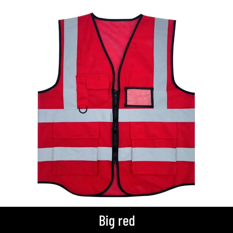 Rui Chuang Multi-Pocket Reflective Safety Vest for Construction and Transportation