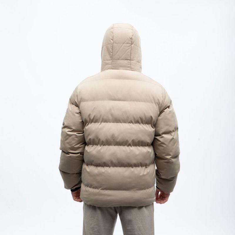 Doudoune interest zip noir avec capuche Homme DEELUXE 74