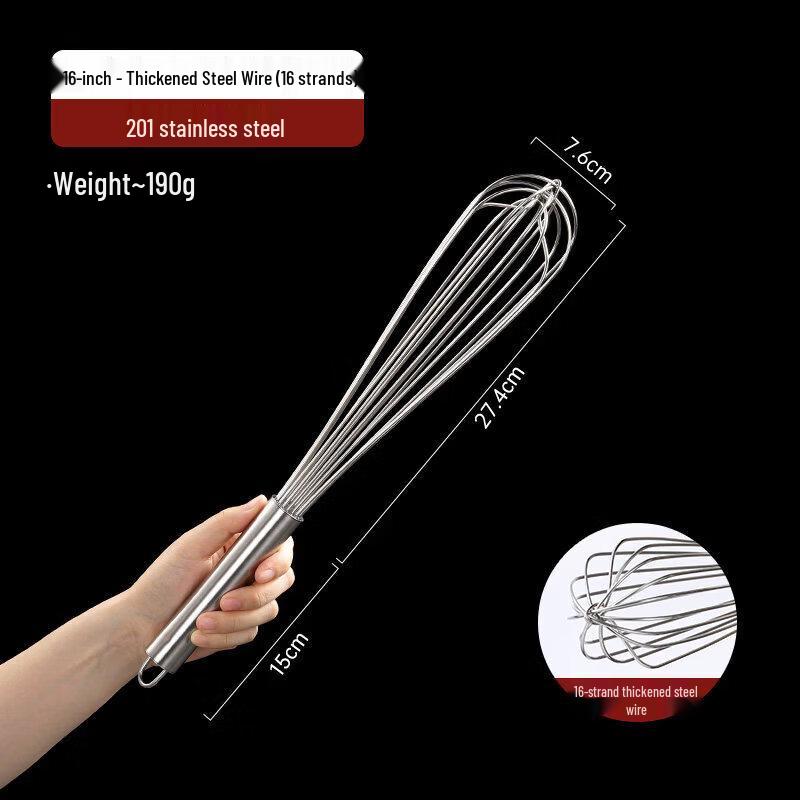304 Stainless Steel Manual Egg Whisk