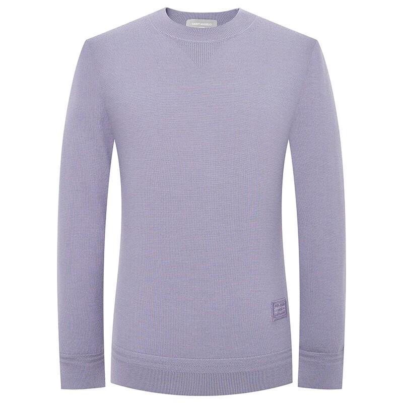 Baoxiniao Men's Round Neck Pure Wool Sweater