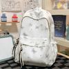 Schoolbag High Value Korean Version Ins Style Backpack Female Student Large Capacity Cute Cartoon Schoolbag Lightweight Simple Backpack