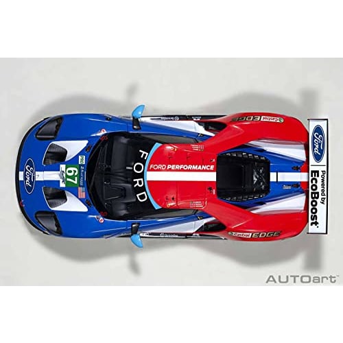 AUTOart 1/18 Scale Scale Model Kit 81710: Ford GT 2017 #67, 2nd Place In the LMGTE Pro Class At the 24 Hours of Le Mans In 2017