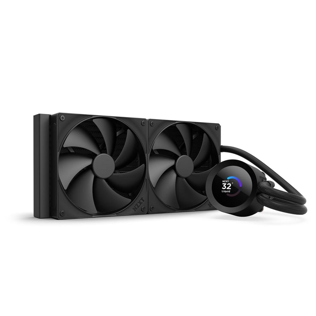 NZXT Kraken Plus 280 V2 Black Simple CPU Cooler Black FN2483 Water-Cooled RL-KN280-B2