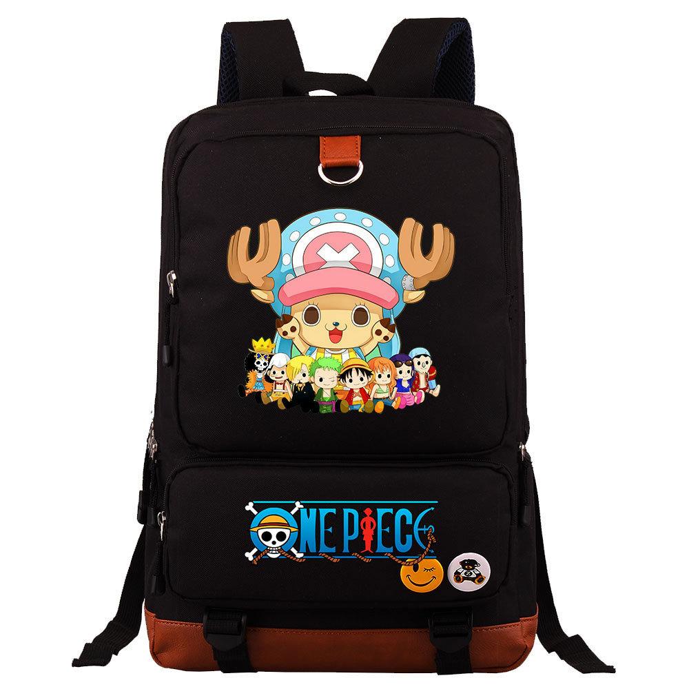 Anime Cartoon Print Teen Student Schoolbag Large Capacity Travel Bag Men And Women Backpack