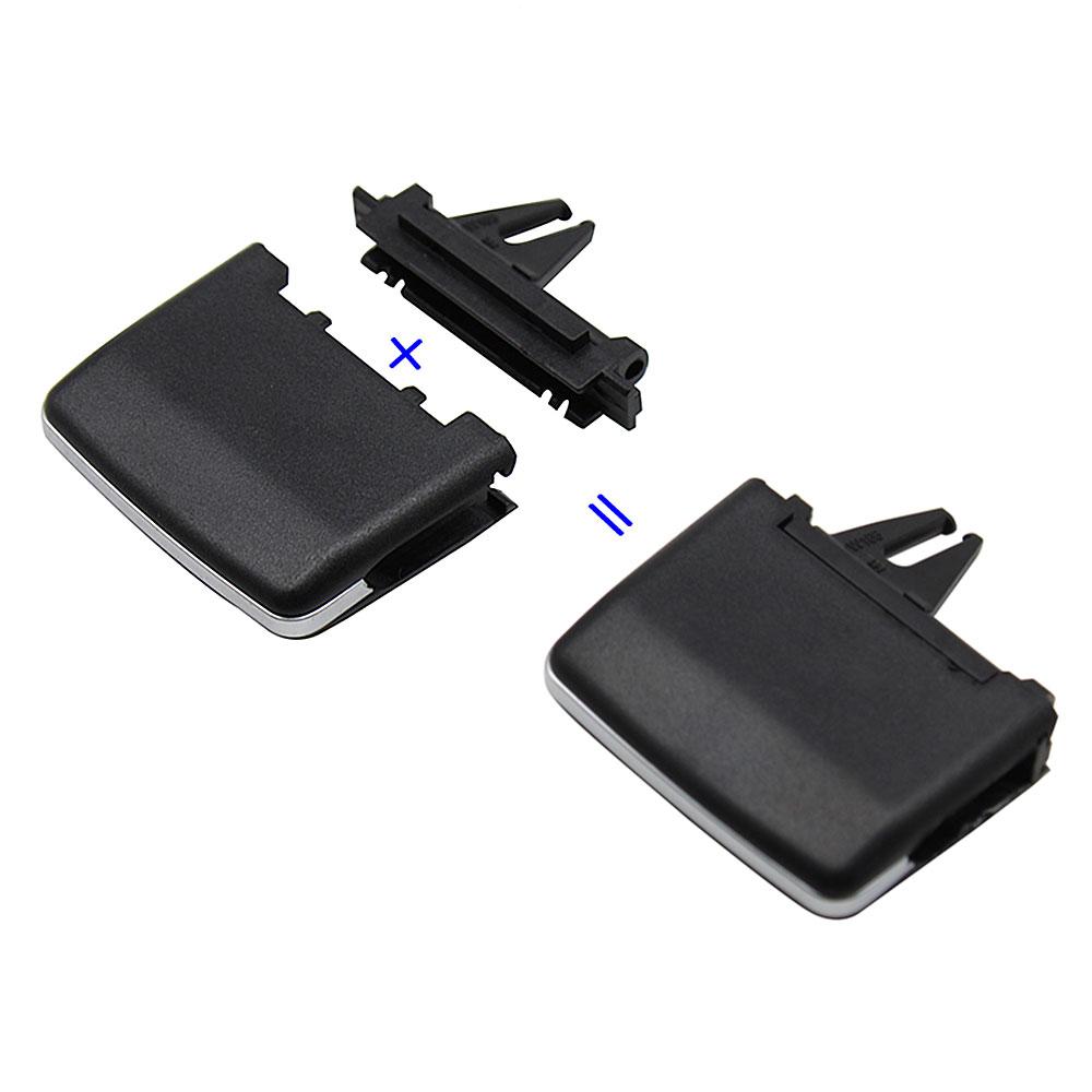 Aerisire AC din spate a mașinii, stâlp B, ieșire pentru aer condiționat, grilă, cleme glisante pentru Mercedes Benz W166 W292 M ML GL GLE GLS