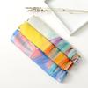 New Women's Air Conditioning Thin Silk Scarf  Silk Emulated Silk Versatile Silk Scarf  Sun Protection Scarf  Colorful Scarf