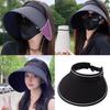 Outdoor Sun Protective Hat for Women Breathable Hollow Top Design Wide Brims Hat for Various Activity Fishing Cycling