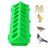 16 Hole Plastic Flip-Top Poultry Bird Feeder Ground Chicken Bird Feeder Trough Pheasant feeding bucket Quality Chick